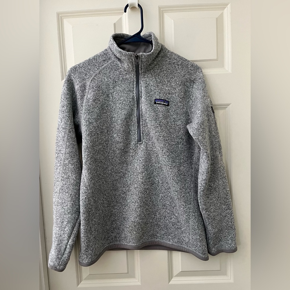 Women’s Patagonia Better Sweater 1/4-Zip Fleece
Pullover heathered Birch White M